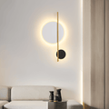 Haloform – Lampada da Parete LED Rotonda Minimalista in Metallo