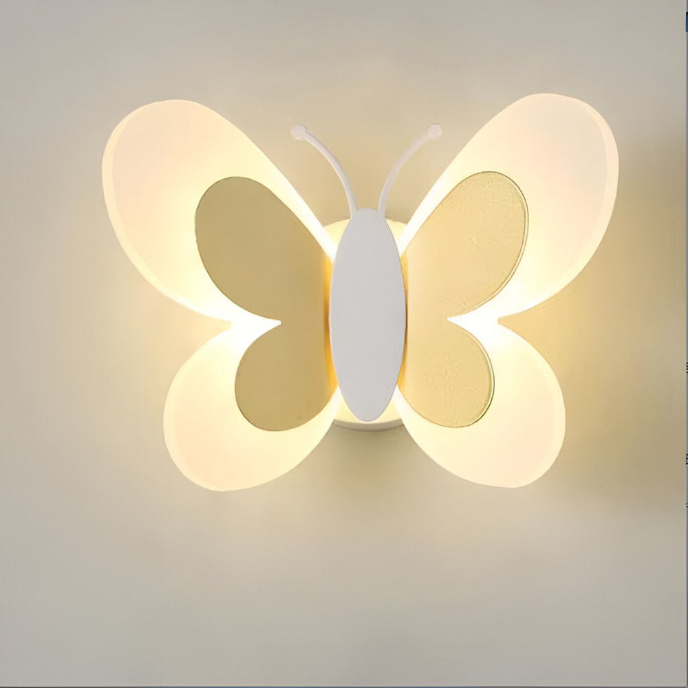 LumaFly – Lampada da Parete LED Colorata con Design a Farfalla in Acrilico