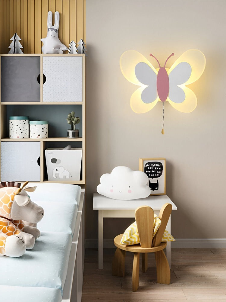 LumaFly – Lampada da Parete LED Colorata con Design a Farfalla in Acrilico