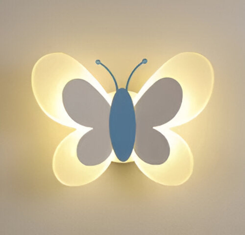 LumaFly – Lampada da Parete LED Colorata con Design a Farfalla in Acrilico