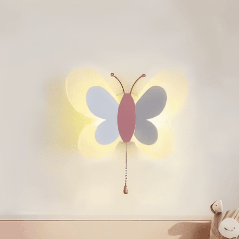 LumaFly – Lampada da Parete LED Colorata con Design a Farfalla in Acrilico