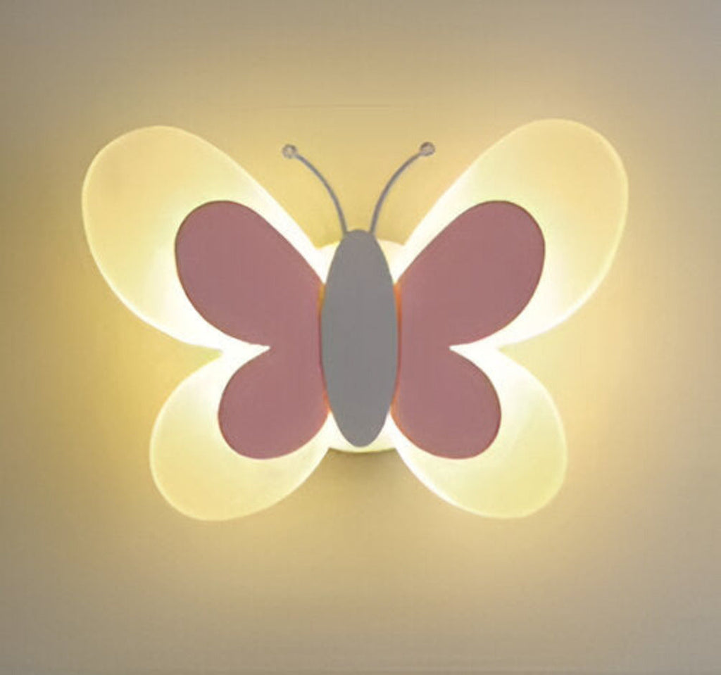 LumaFly – Lampada da Parete LED Colorata con Design a Farfalla in Acrilico