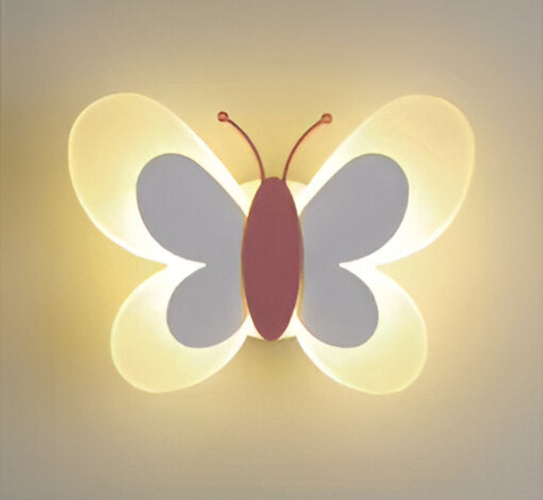 LumaFly – Lampada da Parete LED Colorata con Design a Farfalla in Acrilico