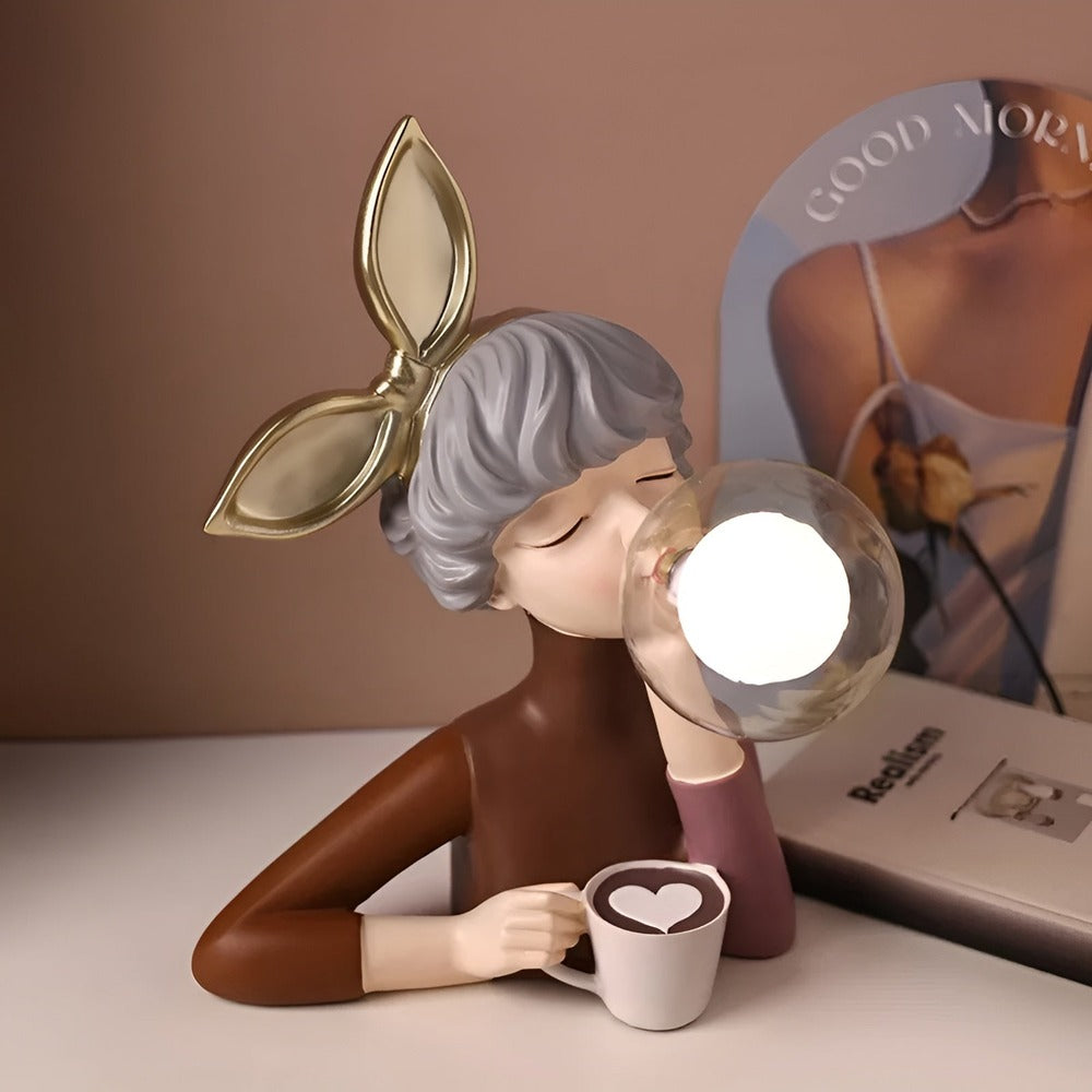 LumiFae Lampada da Tavolo – Lampada Magica con Personaggi da Favola