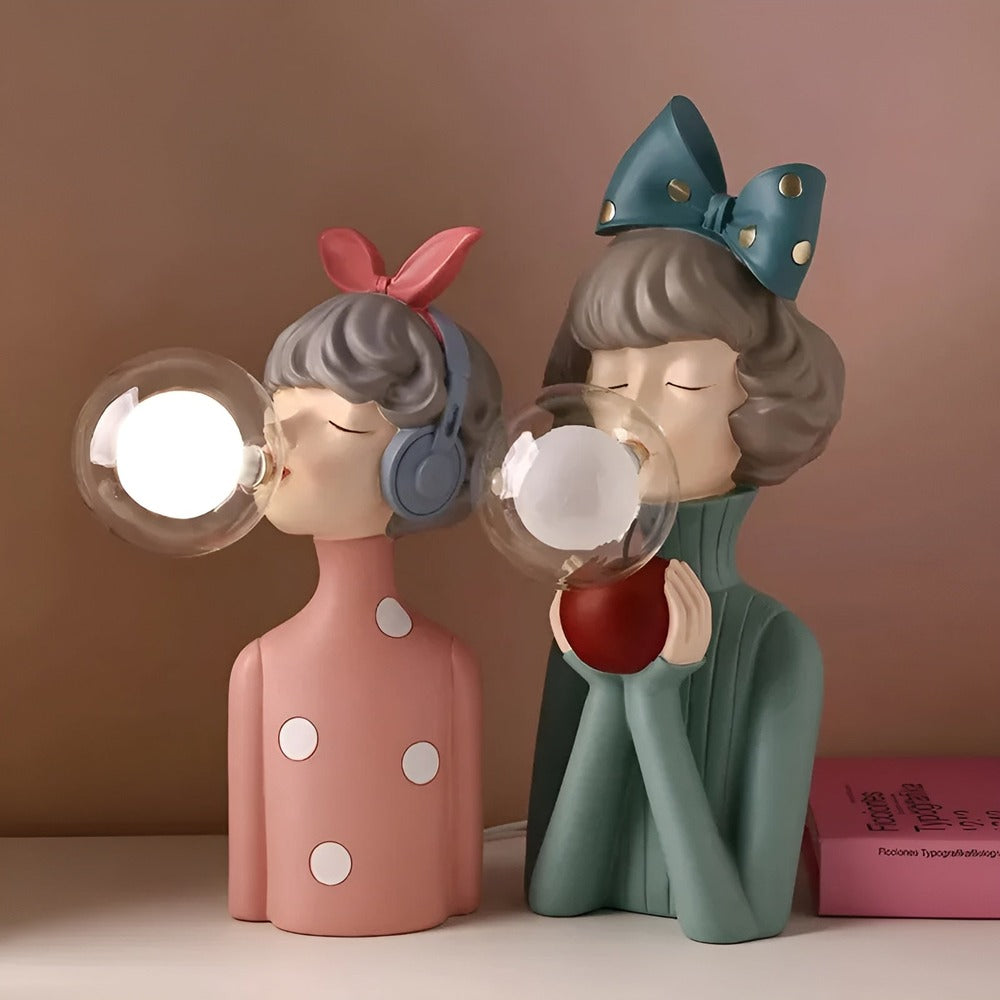 LumiFae Lampada da Tavolo – Lampada Magica con Personaggi da Favola