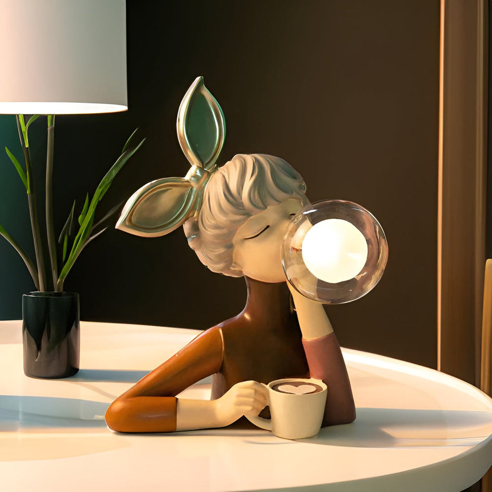 LumiFae Lampada da Tavolo – Lampada Magica con Personaggi da Favola
