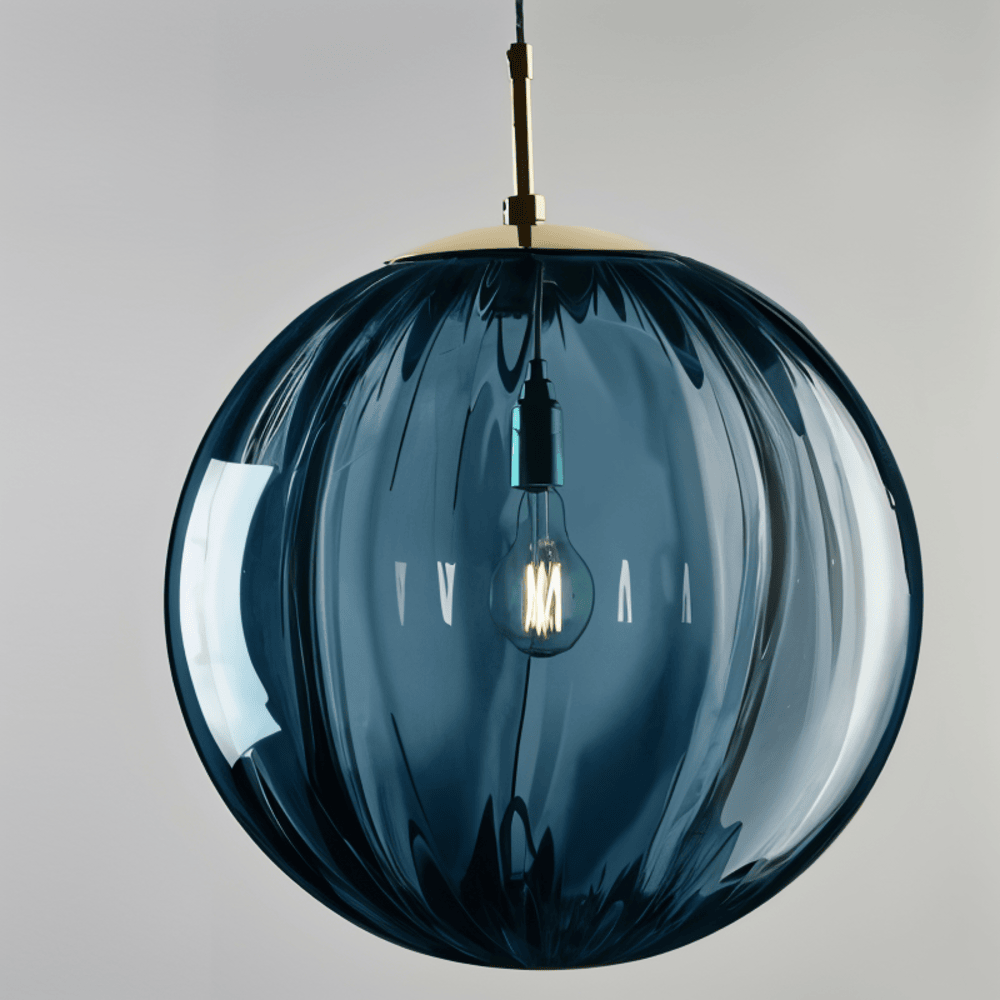 Glasora – Lampada a sospensione nordica con globi di vetro colorati