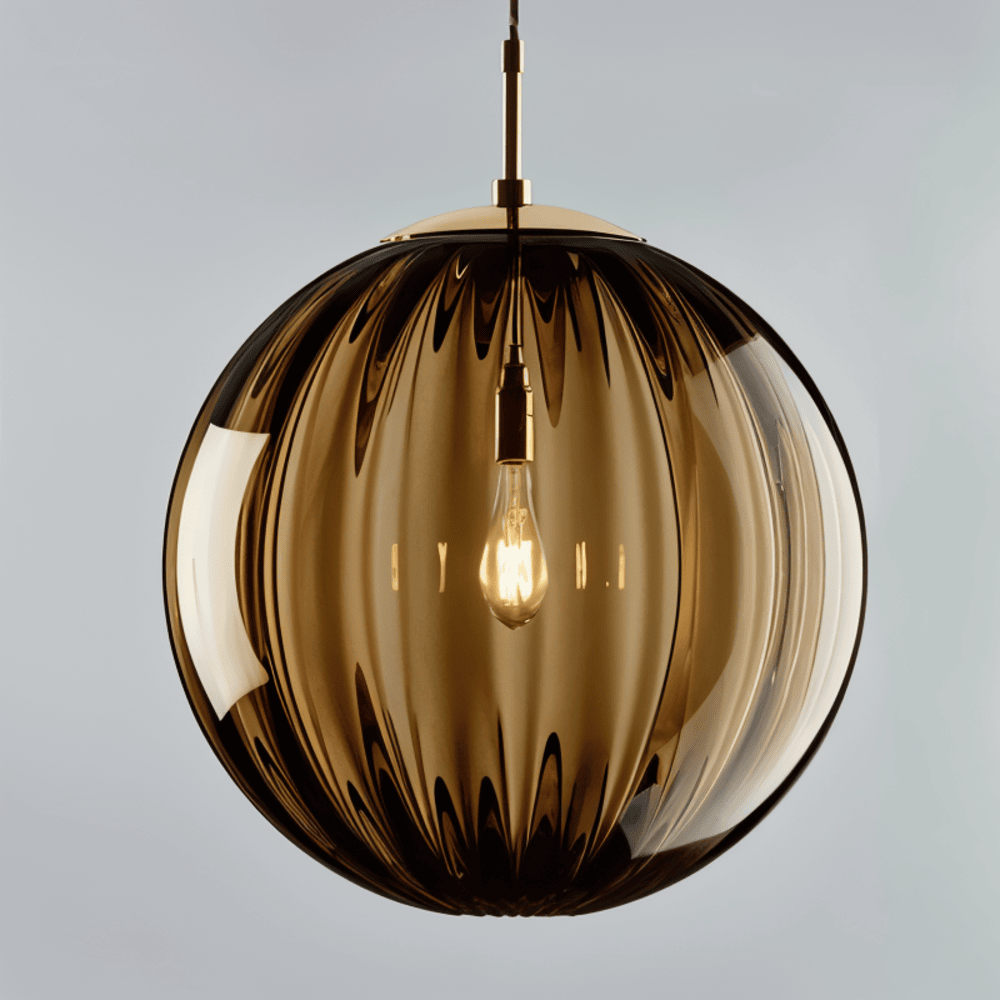Glasora – Lampada a sospensione nordica con globi di vetro colorati