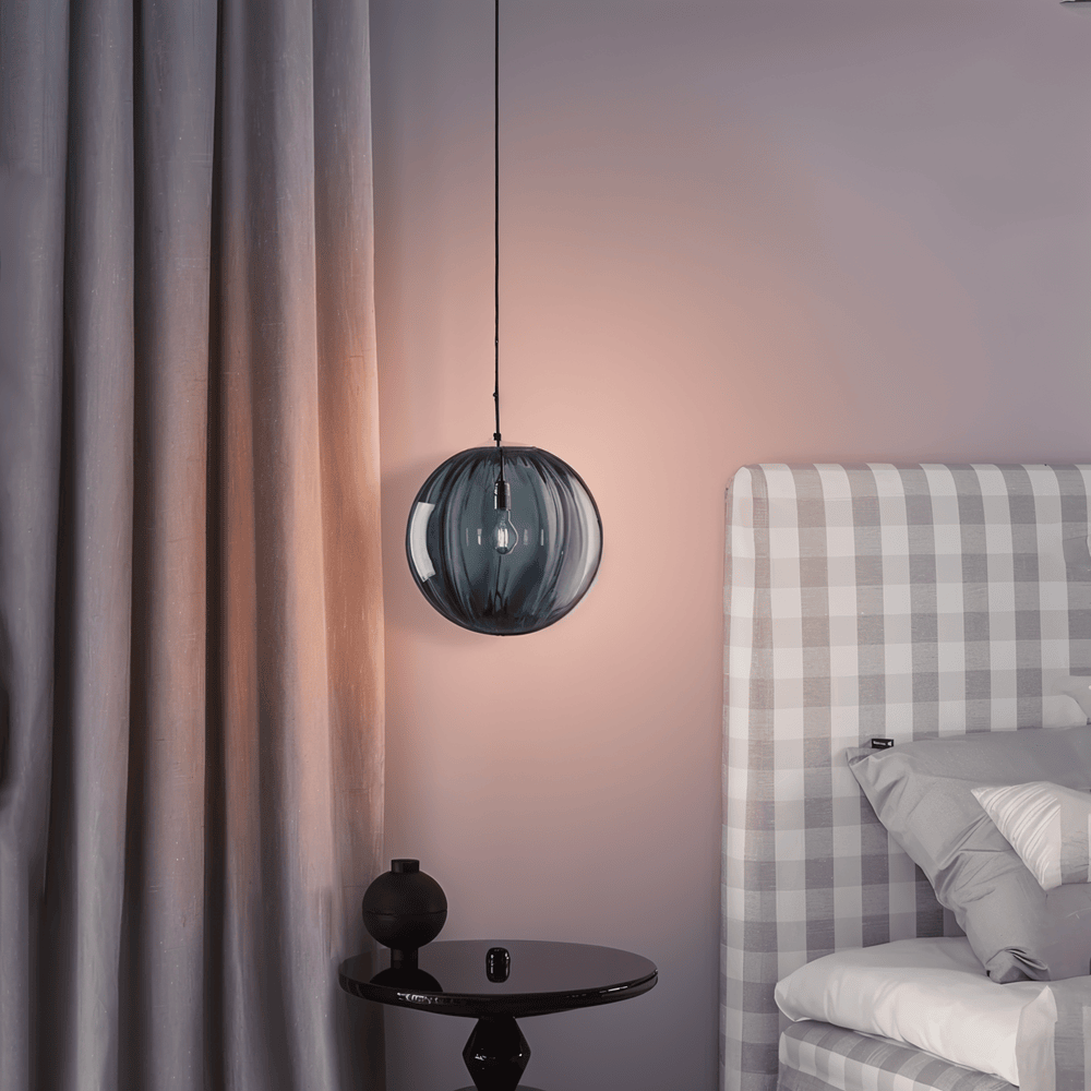 Glasora – Lampada a sospensione nordica con globi di vetro colorati