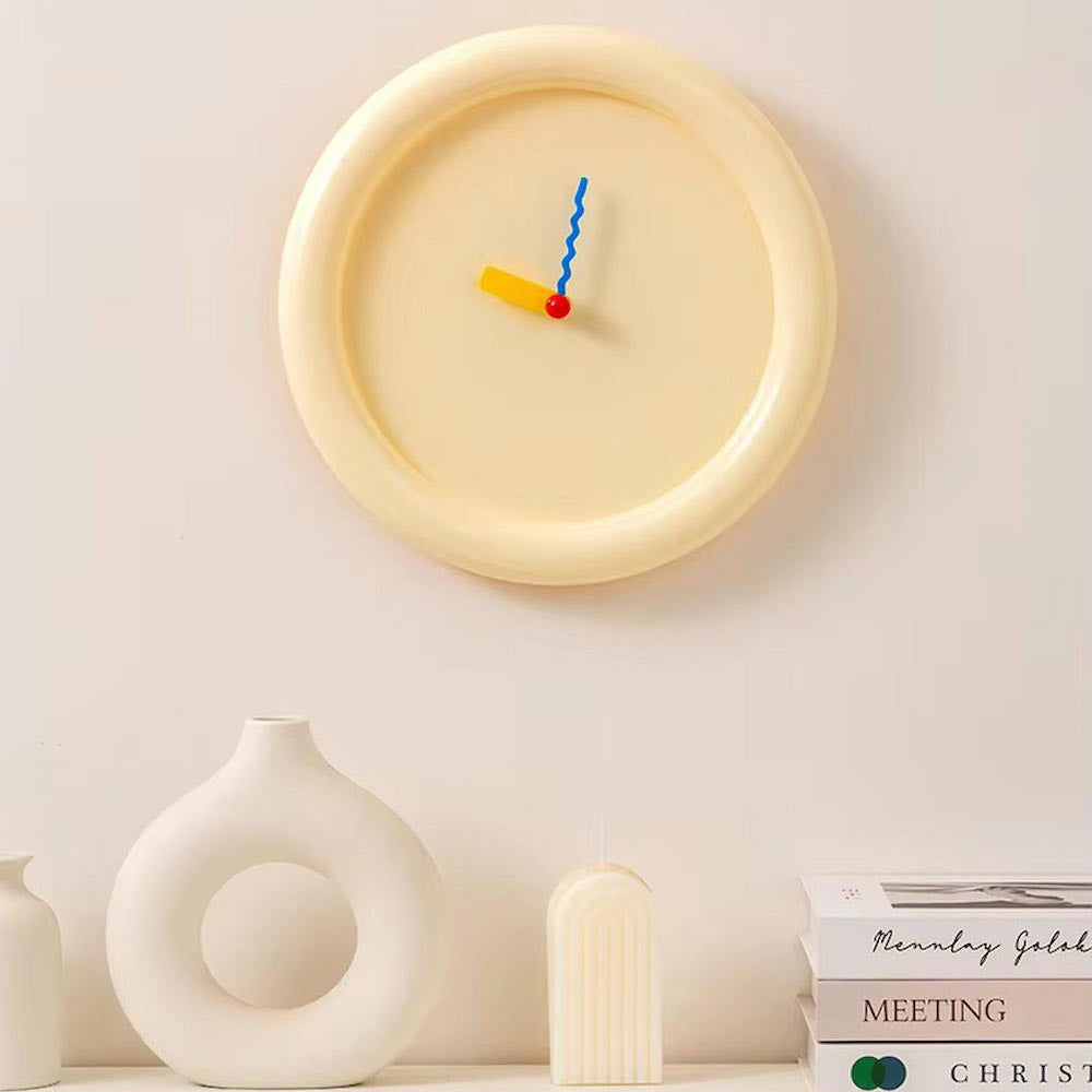 ColorAura – Orologio da Parete Moderno Livfull in Design Dopamina
