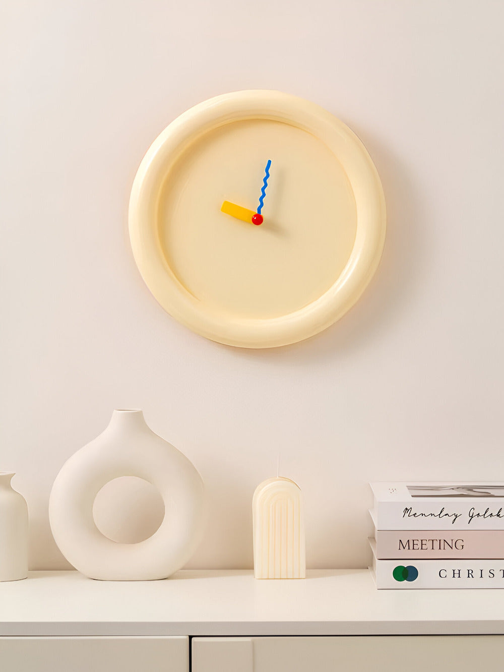 ColorAura – Orologio da Parete Moderno Livfull in Design Dopamina