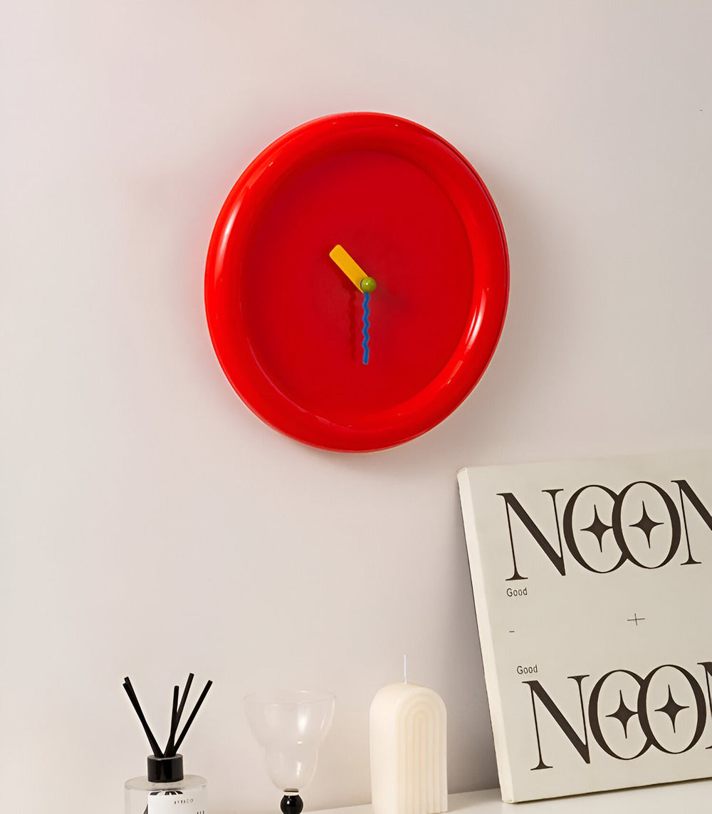 ColorAura – Orologio da Parete Moderno Livfull in Design Dopamina