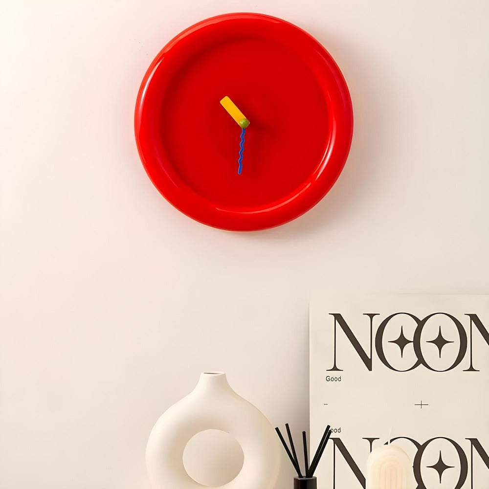 ColorAura – Orologio da Parete Moderno Livfull in Design Dopamina