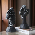 FaceImpress Scultura – Figura Astratta Creativa del Viso in Design Moderno