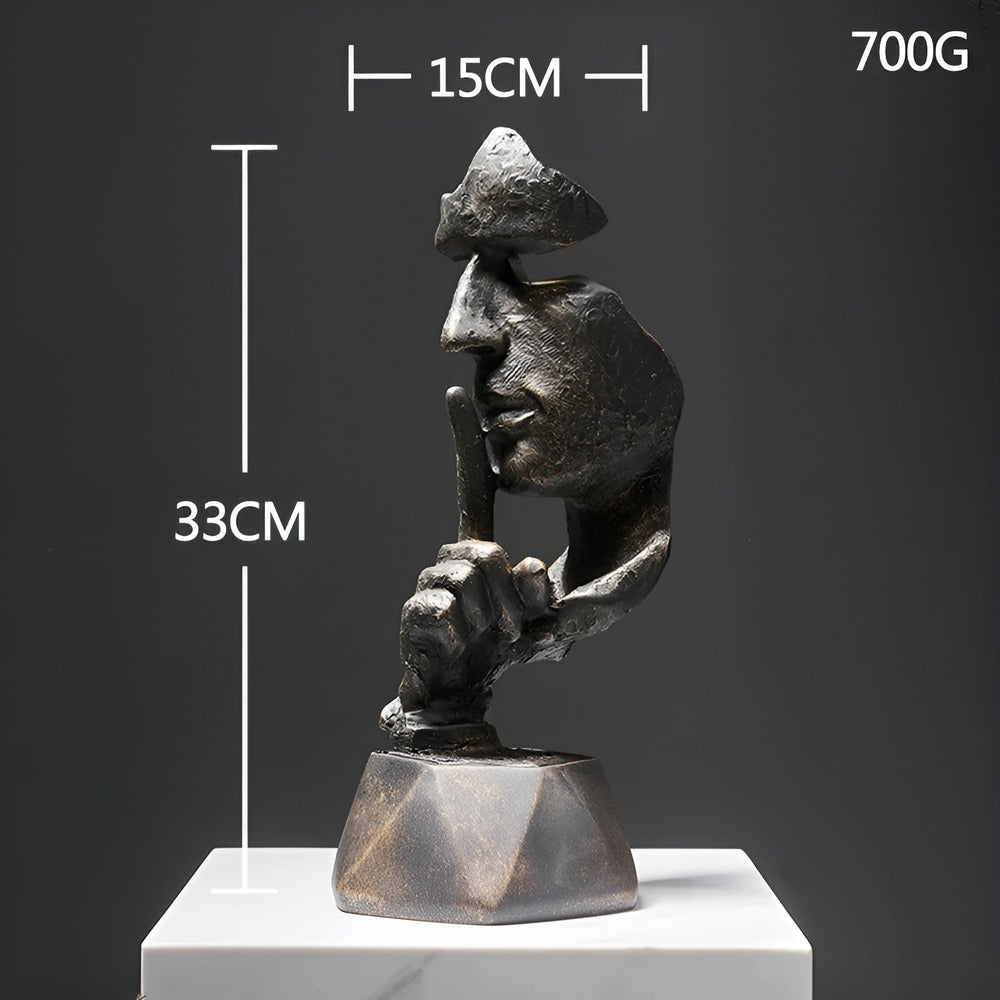 FaceImpress Scultura – Figura Astratta Creativa del Viso in Design Moderno