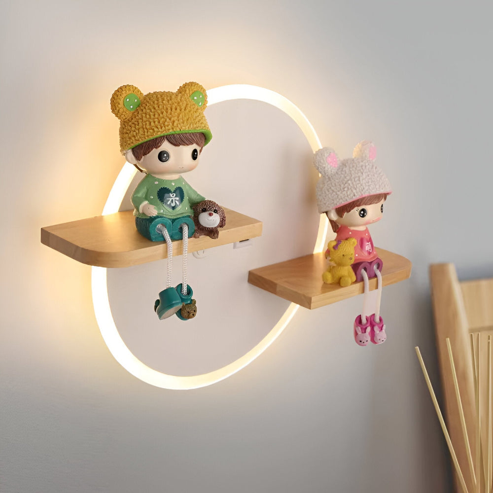 FanciToons – Lampada da Parete Giocosa per Stanza dei Bambini | Incantevole Illuminazione LED in Design Colorato