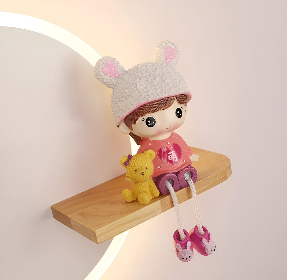 FanciToons – Lampada da Parete Giocosa per Stanza dei Bambini | Incantevole Illuminazione LED in Design Colorato