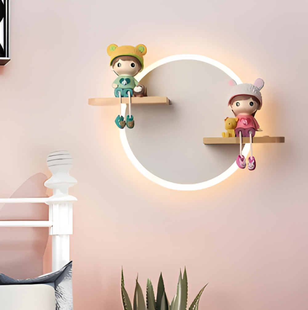 FanciToons – Lampada da Parete Giocosa per Stanza dei Bambini | Incantevole Illuminazione LED in Design Colorato