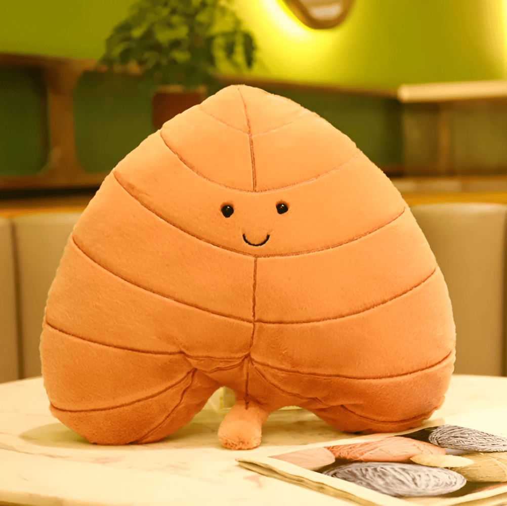 LeafNest Cuscino – Morbido Cuscino Decorativo a Forma di Foglia