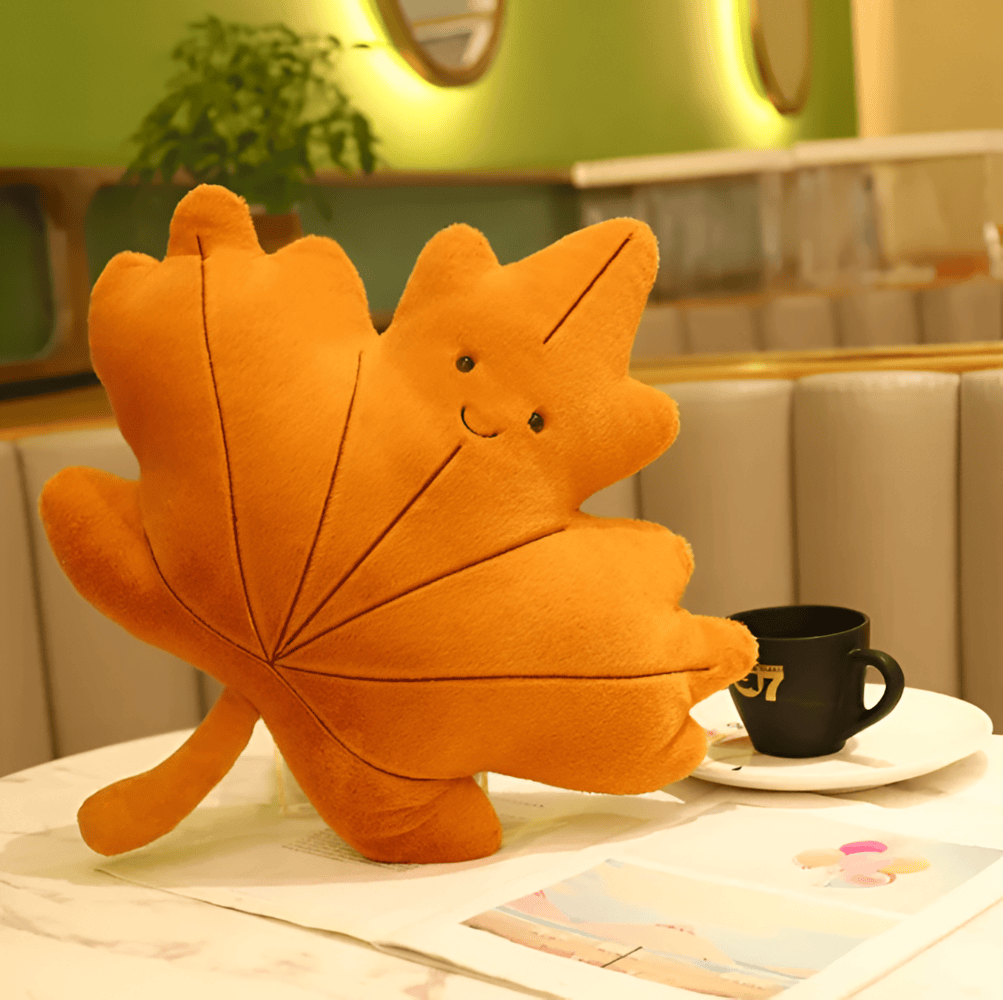 LeafNest Cuscino – Morbido Cuscino Decorativo a Forma di Foglia