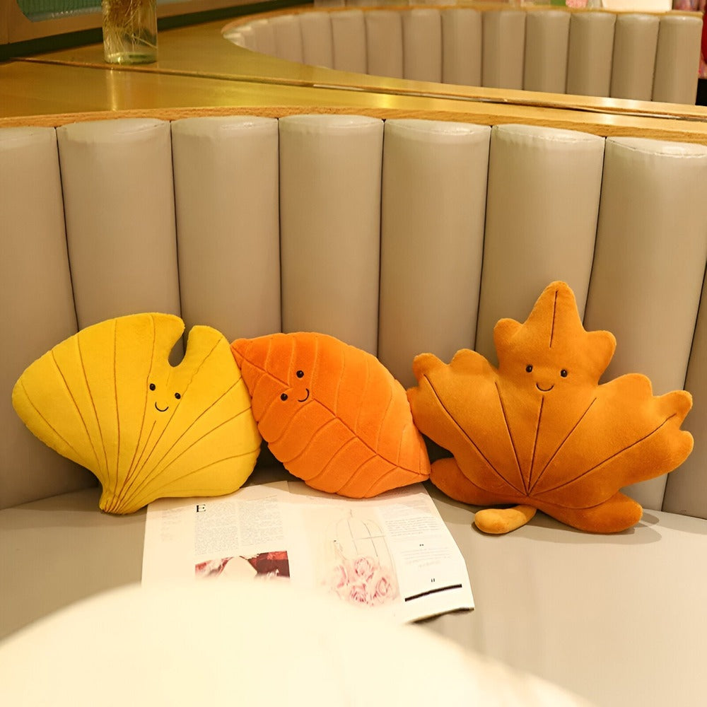 LeafNest Cuscino – Morbido Cuscino Decorativo a Forma di Foglia