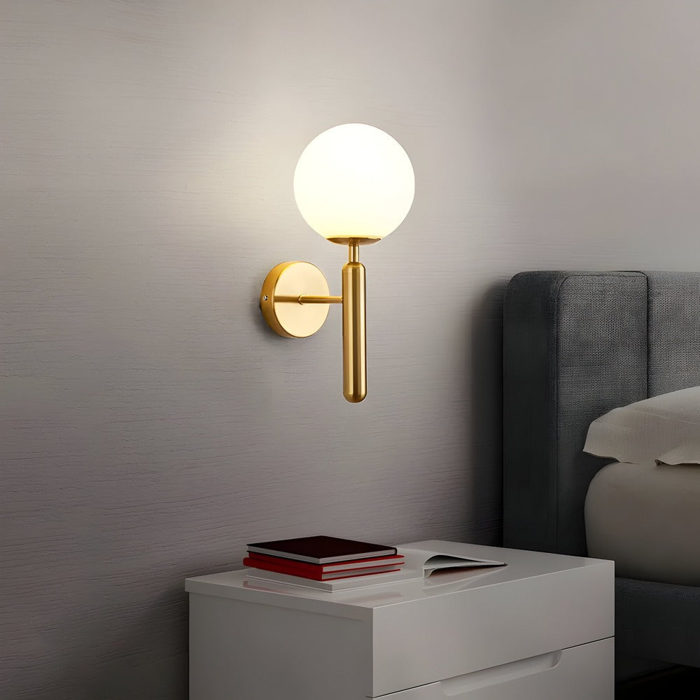 AuréLight – Applique in Rame con Design Rotondo e Illuminazione LED Calda