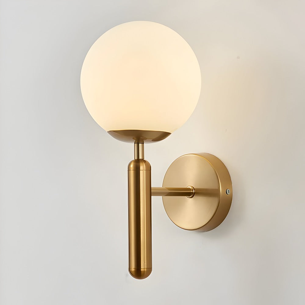 AuréLight – Applique in Rame con Design Rotondo e Illuminazione LED Calda