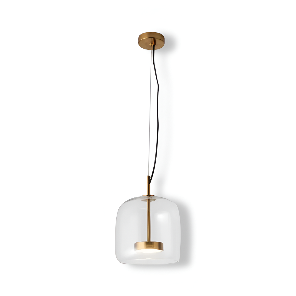EcoLume – Lampada a sospensione moderna in vetro con eleganza senza tempo