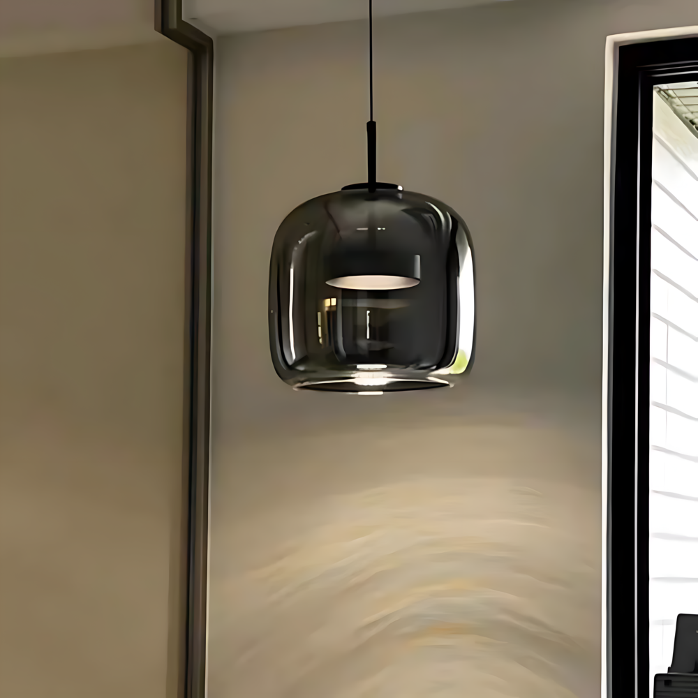 EcoLume – Lampada a sospensione moderna in vetro con eleganza senza tempo