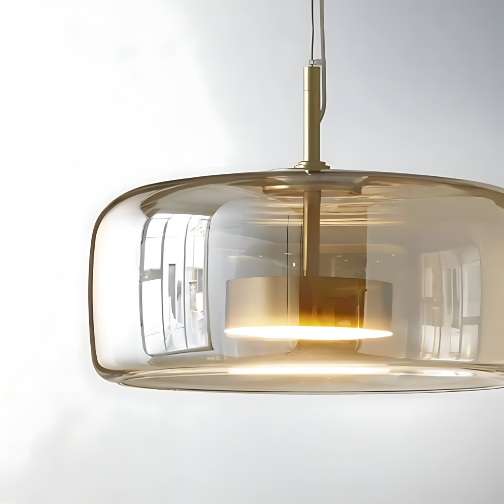 EcoLume – Lampada a sospensione moderna in vetro con eleganza senza tempo