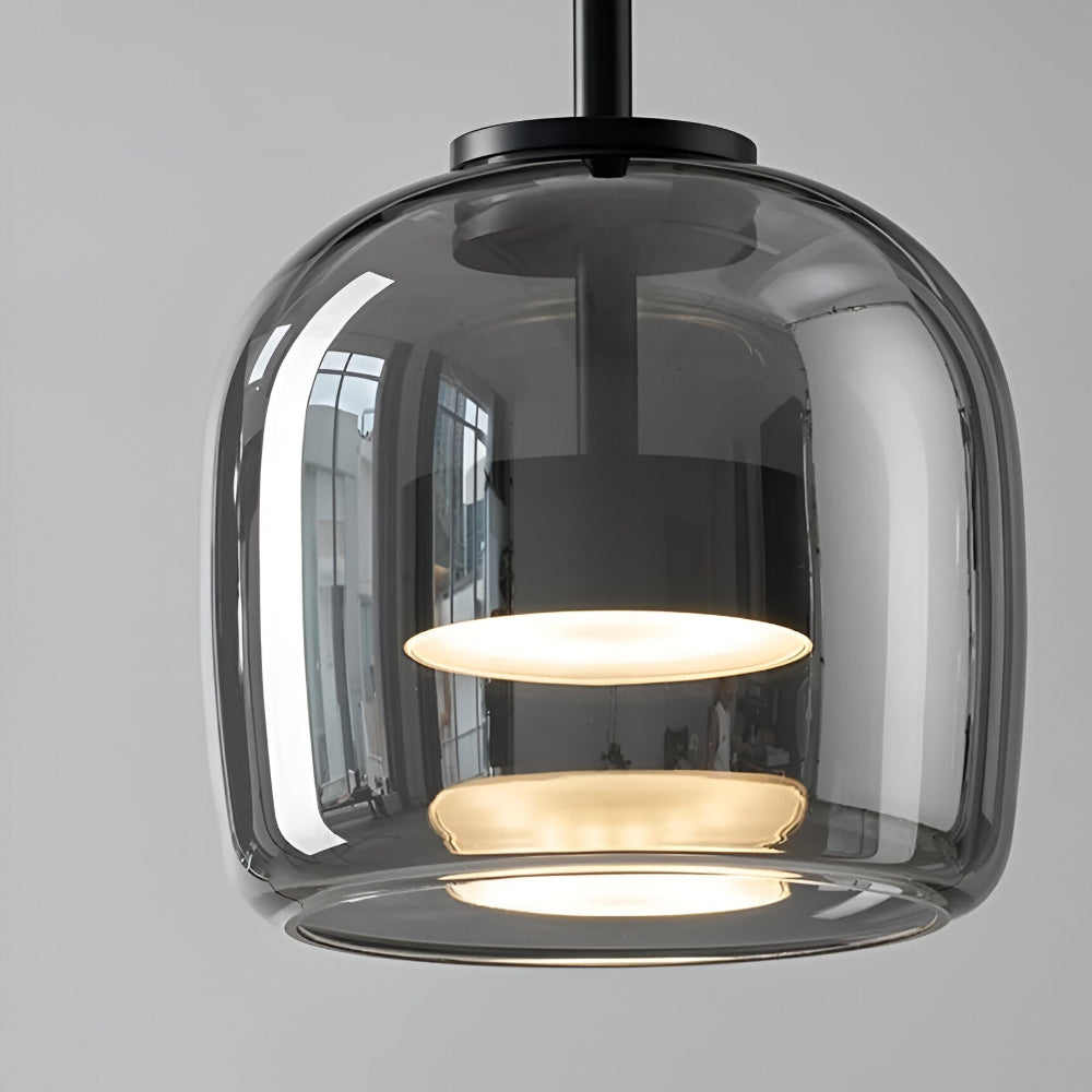 EcoLume – Lampada a sospensione moderna in vetro con eleganza senza tempo
