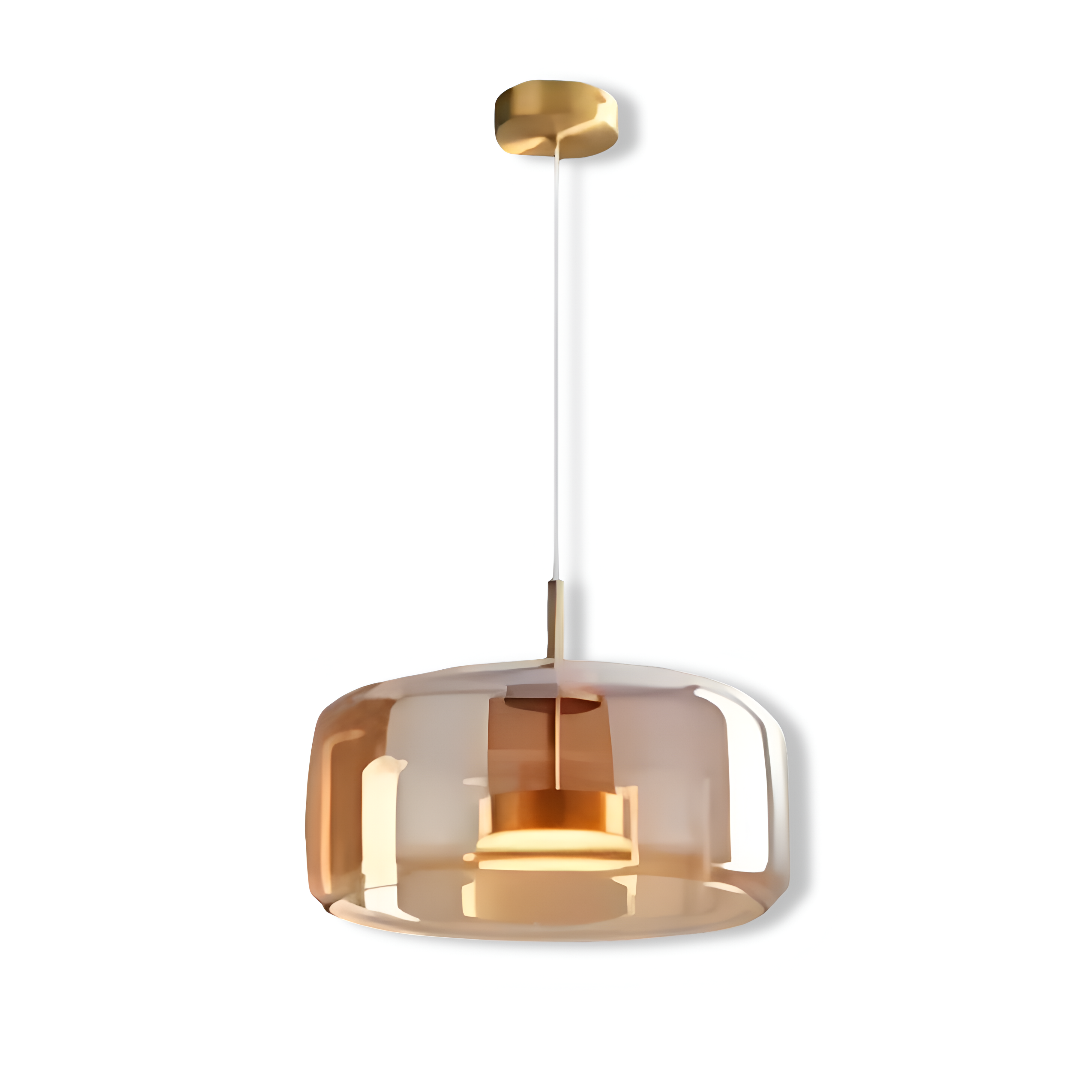 EcoLume – Lampada a sospensione moderna in vetro con eleganza senza tempo