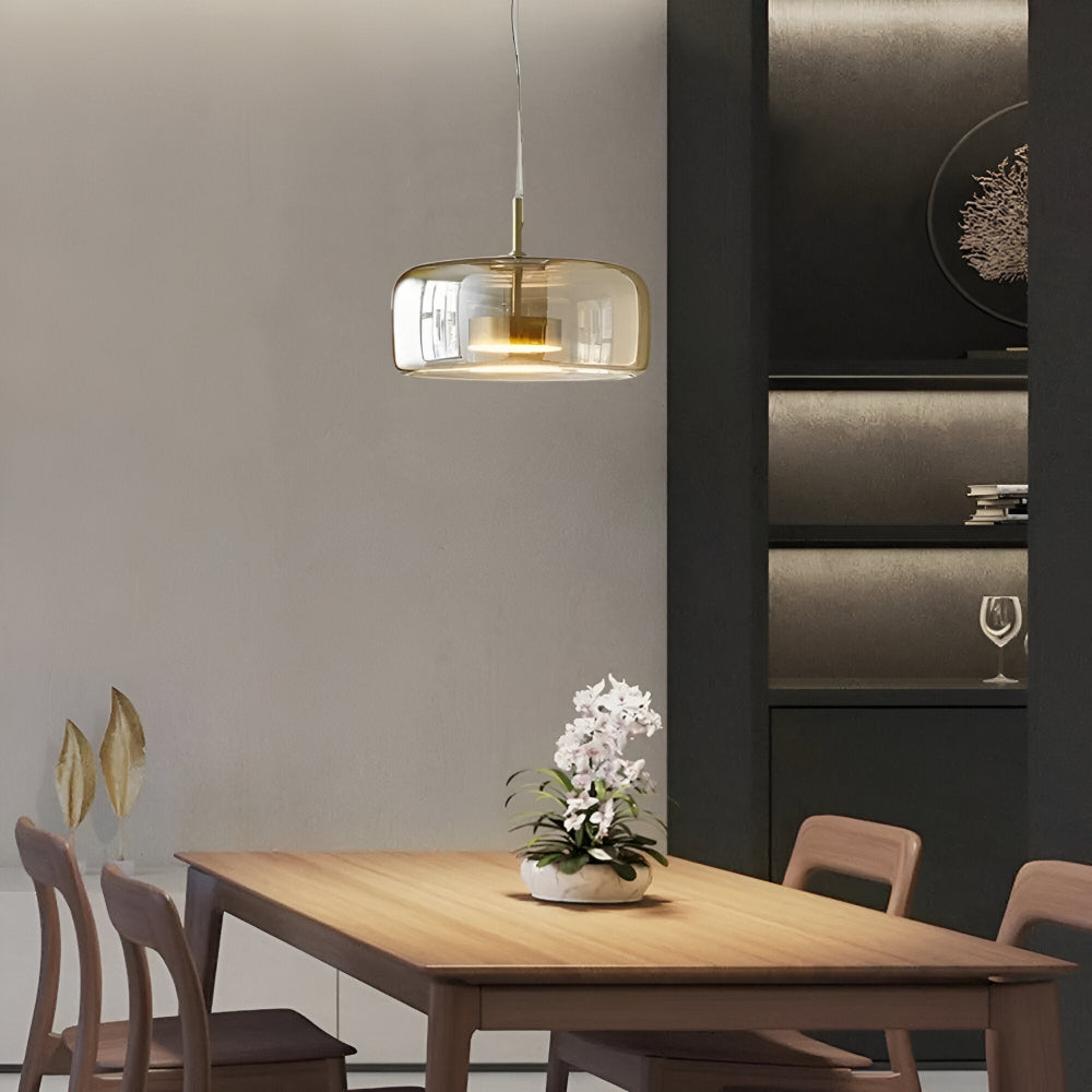 EcoLume – Lampada a sospensione moderna in vetro con eleganza senza tempo