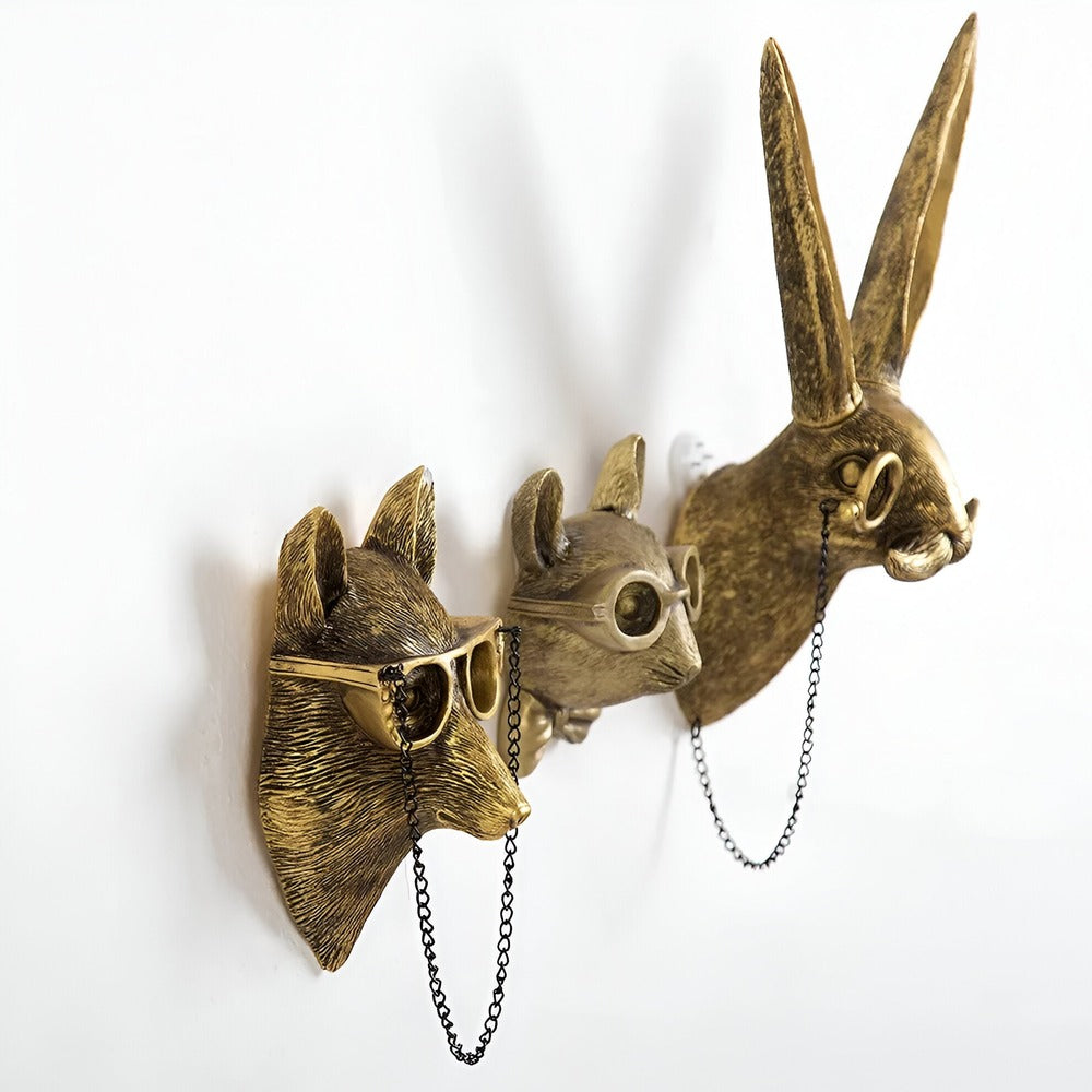 WallRegal Dekorkrok – Elegante Testa di Animale per un'Esposizione da Parete Stilosa