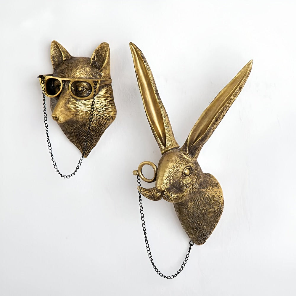 WallRegal Dekorkrok – Elegante Testa di Animale per un'Esposizione da Parete Stilosa