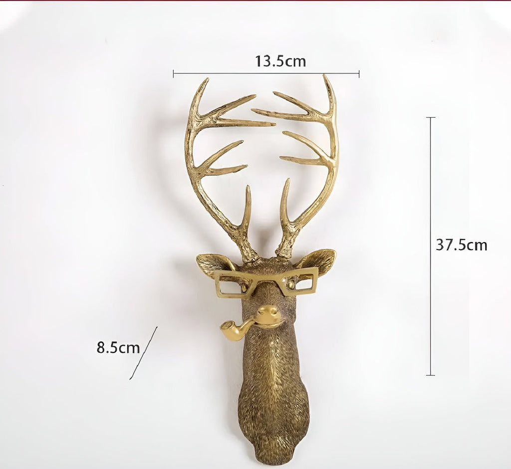 WallRegal Dekorkrok – Elegante Testa di Animale per un'Esposizione da Parete Stilosa