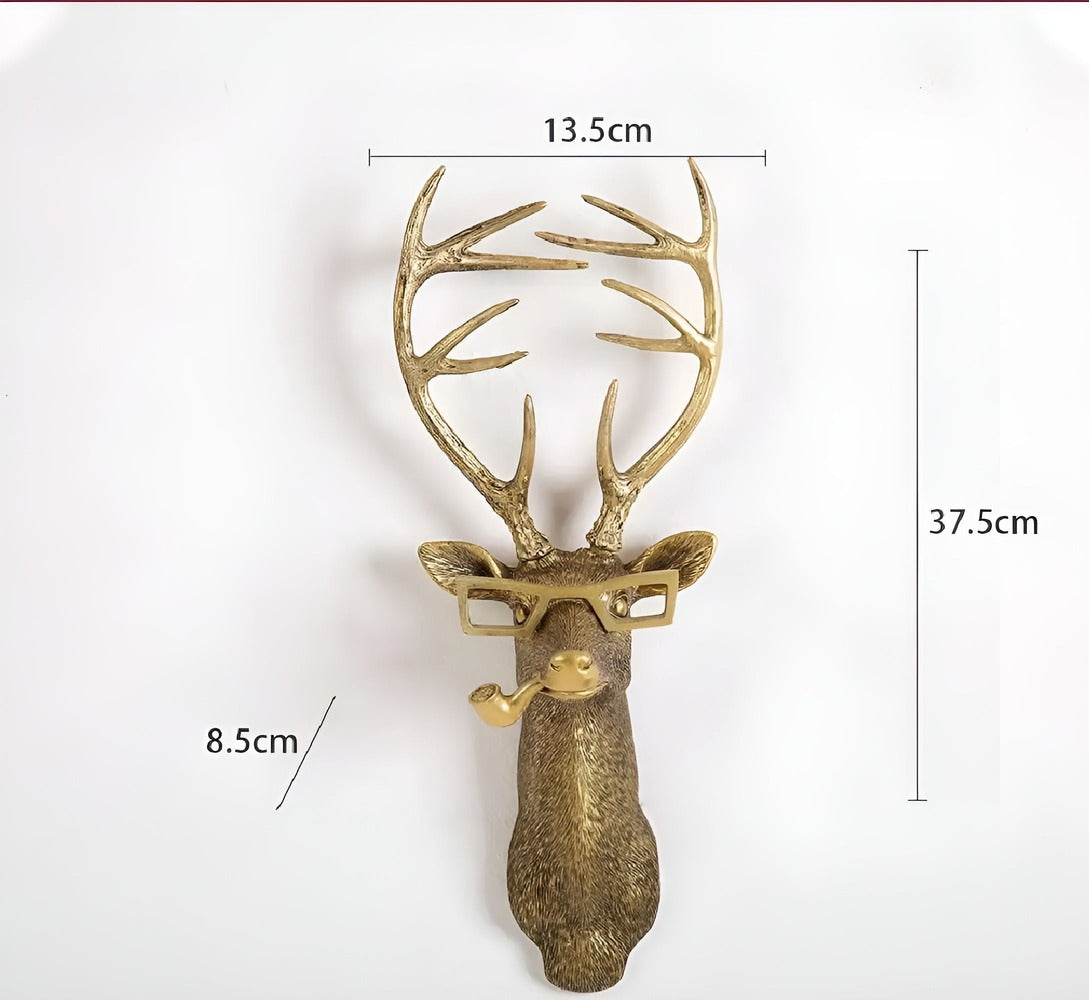 WallRegal Dekorkrok – Elegante Testa di Animale per un'Esposizione da Parete Stilosa