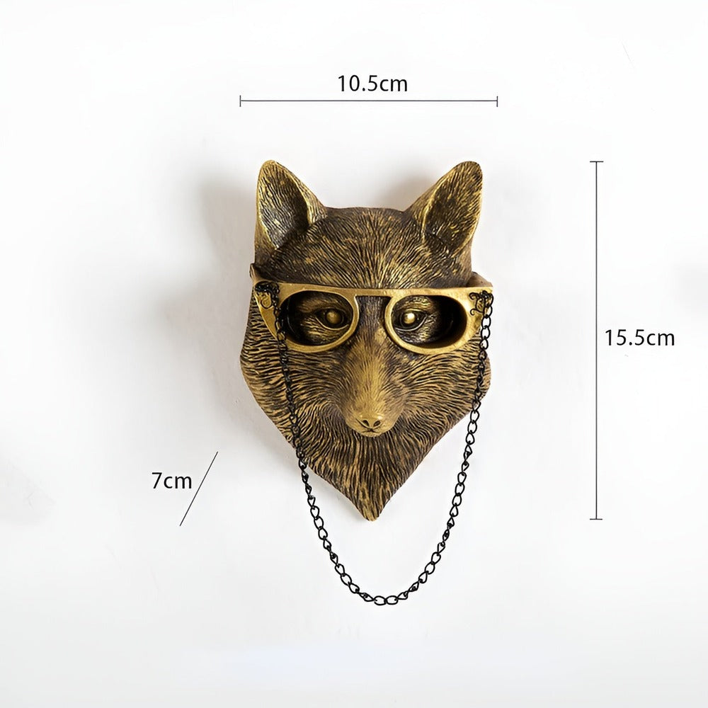 WallRegal Dekorkrok – Elegante Testa di Animale per un'Esposizione da Parete Stilosa