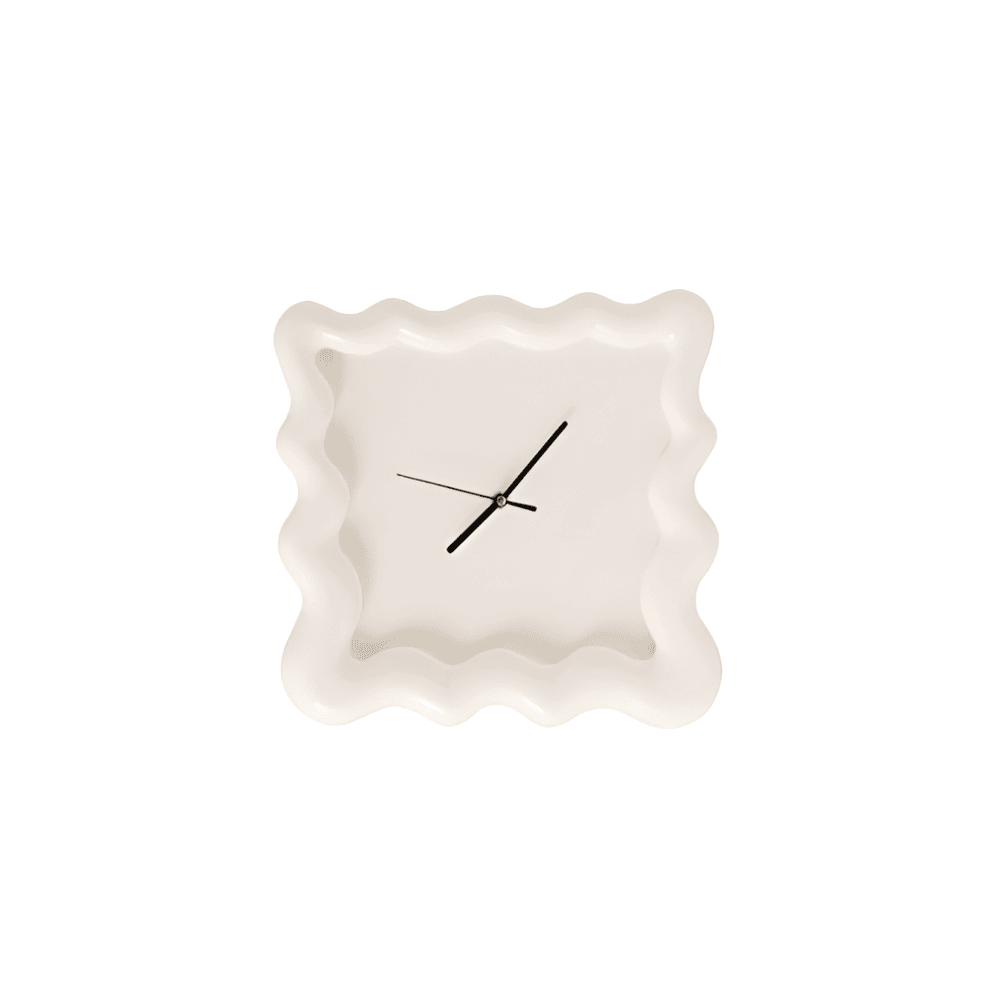 CreamCake Dial – Orologio da Parete Color Crema a Forma di Torta per Decorazione Dopaminica
