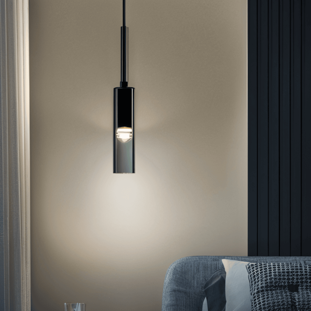 SmokyGlow – Applique da Parete Grigio Cristallo | Design Minimalista in Vetro Fumè con Illuminazione LED Calda