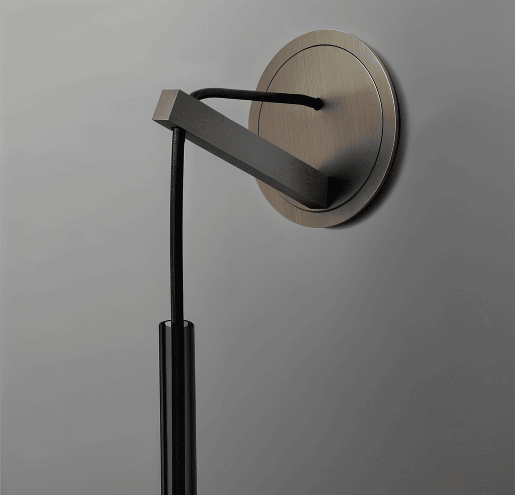 SmokyGlow – Applique da Parete Grigio Cristallo | Design Minimalista in Vetro Fumè con Illuminazione LED Calda