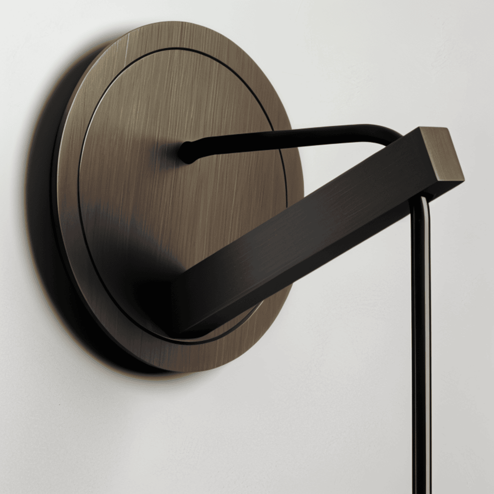 SmokyGlow – Applique da Parete Grigio Cristallo | Design Minimalista in Vetro Fumè con Illuminazione LED Calda