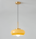 CopperDome – Lampada a sospensione retro Bauhaus in vetro e rame