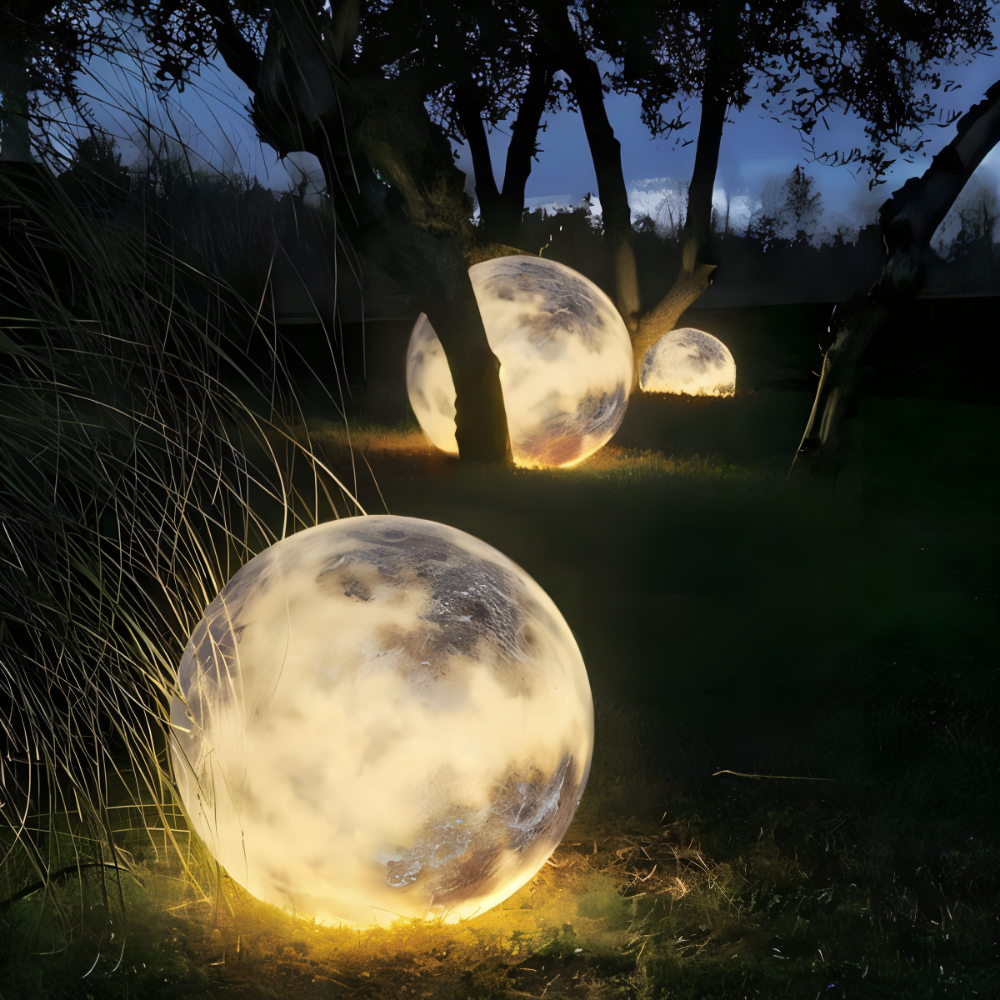 MoonGlow Lampada Solare – Magica Illuminazione Lunare per Giardino