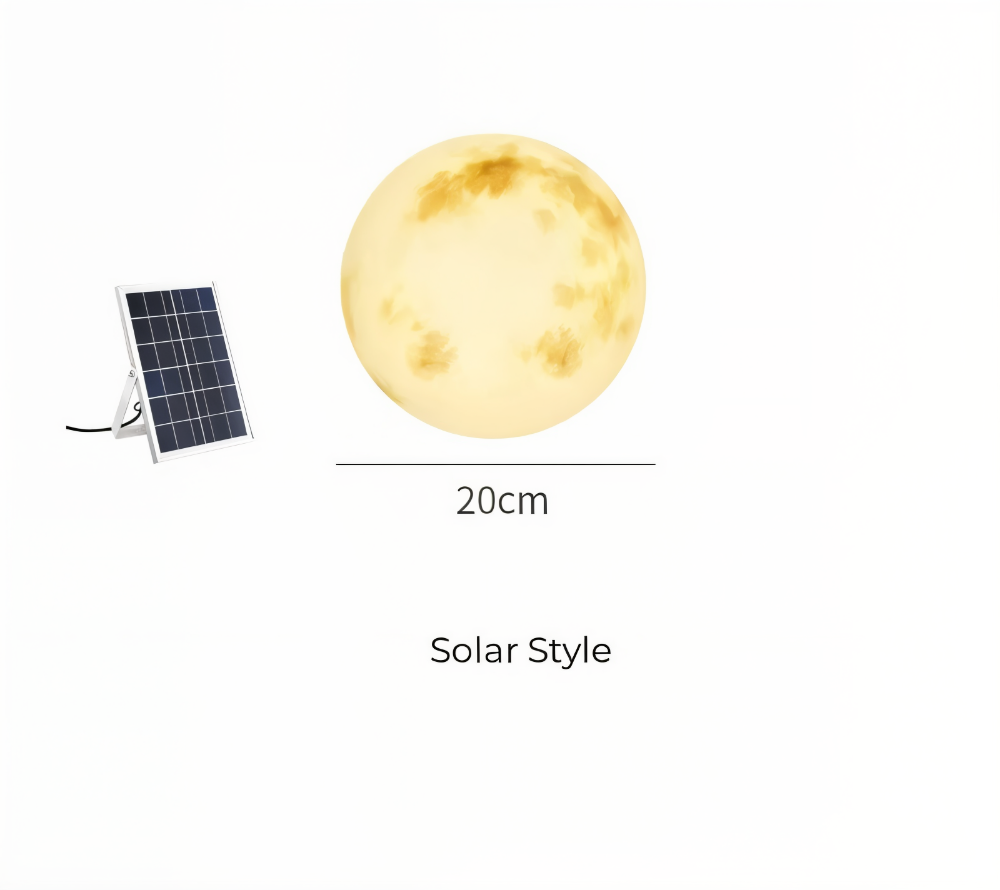 MoonGlow Lampada Solare – Magica Illuminazione Lunare per Giardino