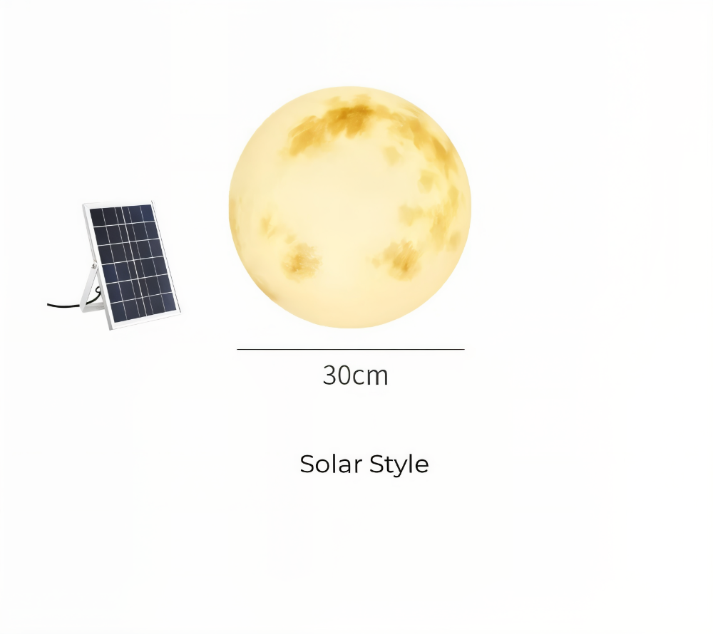 MoonGlow Lampada Solare – Magica Illuminazione Lunare per Giardino