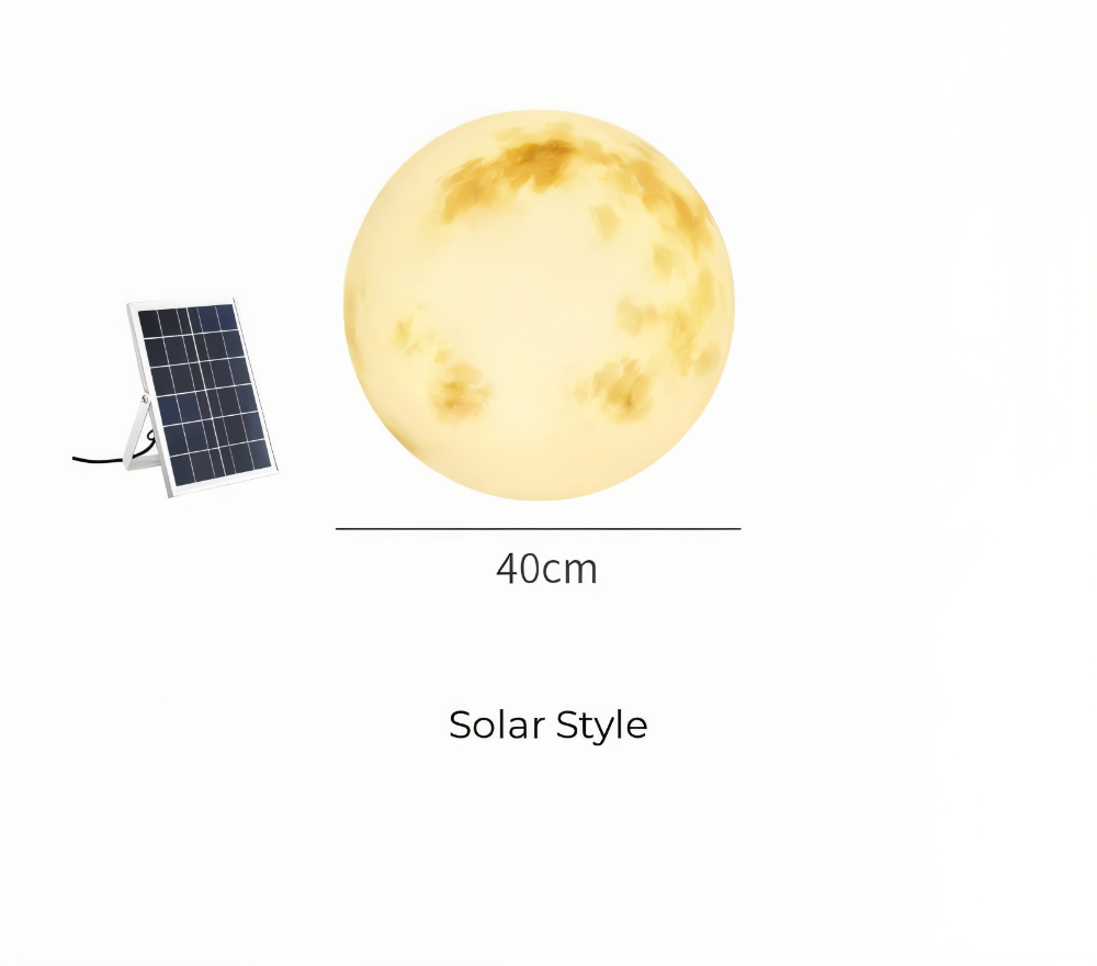 MoonGlow Lampada Solare – Magica Illuminazione Lunare per Giardino