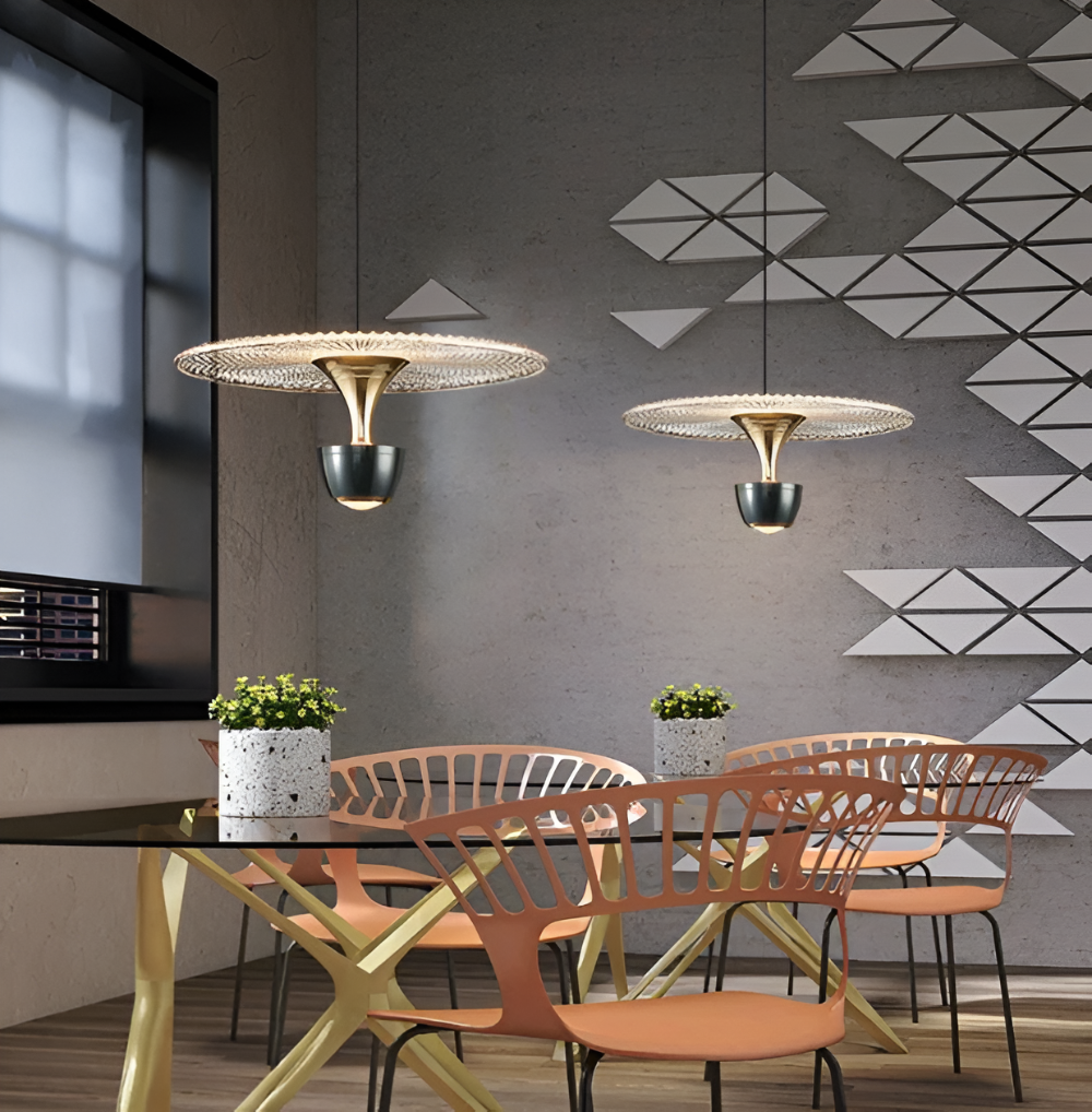 AcryLume – Lampada a sospensione elegante in acrilico con design lussuoso
