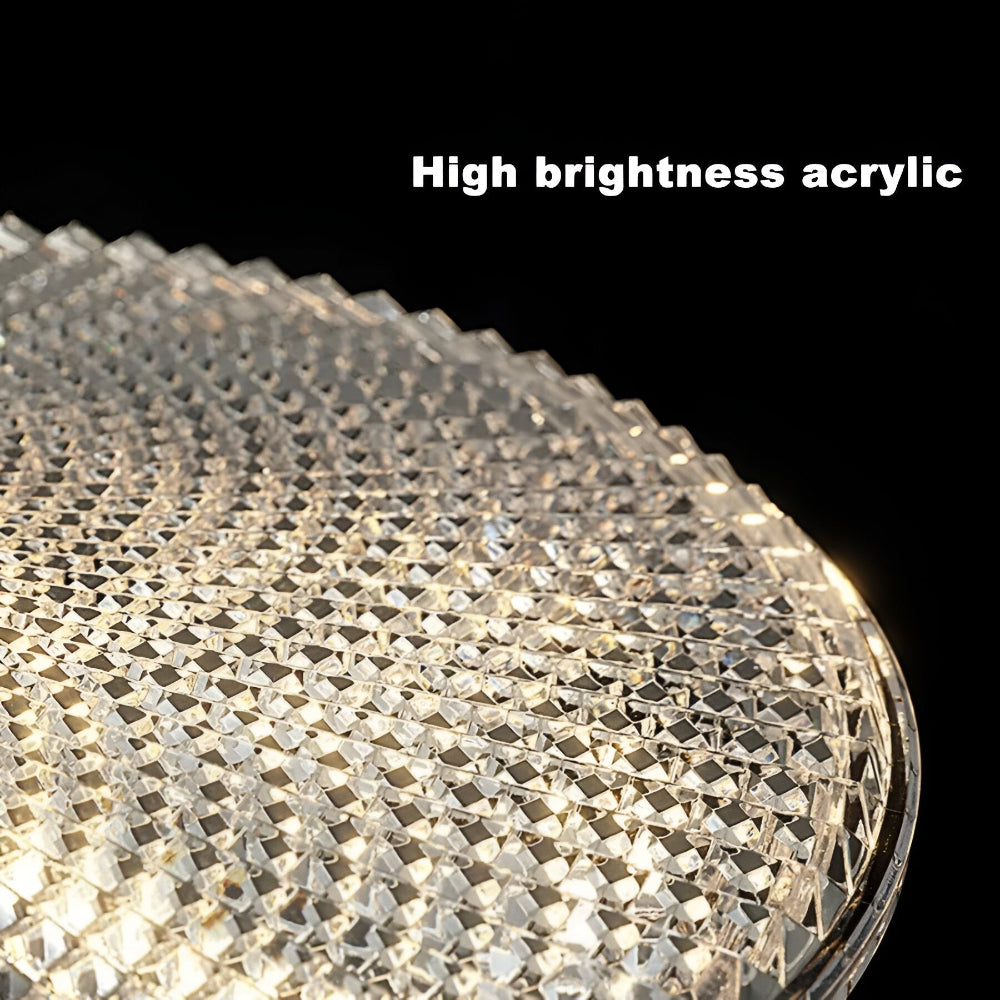 AcryLume – Lampada a sospensione elegante in acrilico con design lussuoso