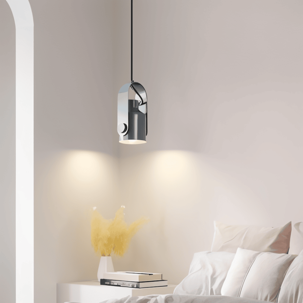 NordBeam – Sospensione in Metallo Regolabile con Dettagli in Legno
